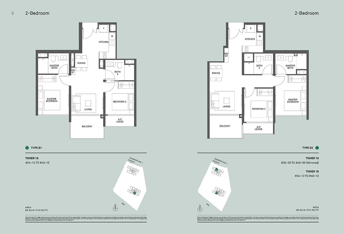The Clement Canopy Floor Plans